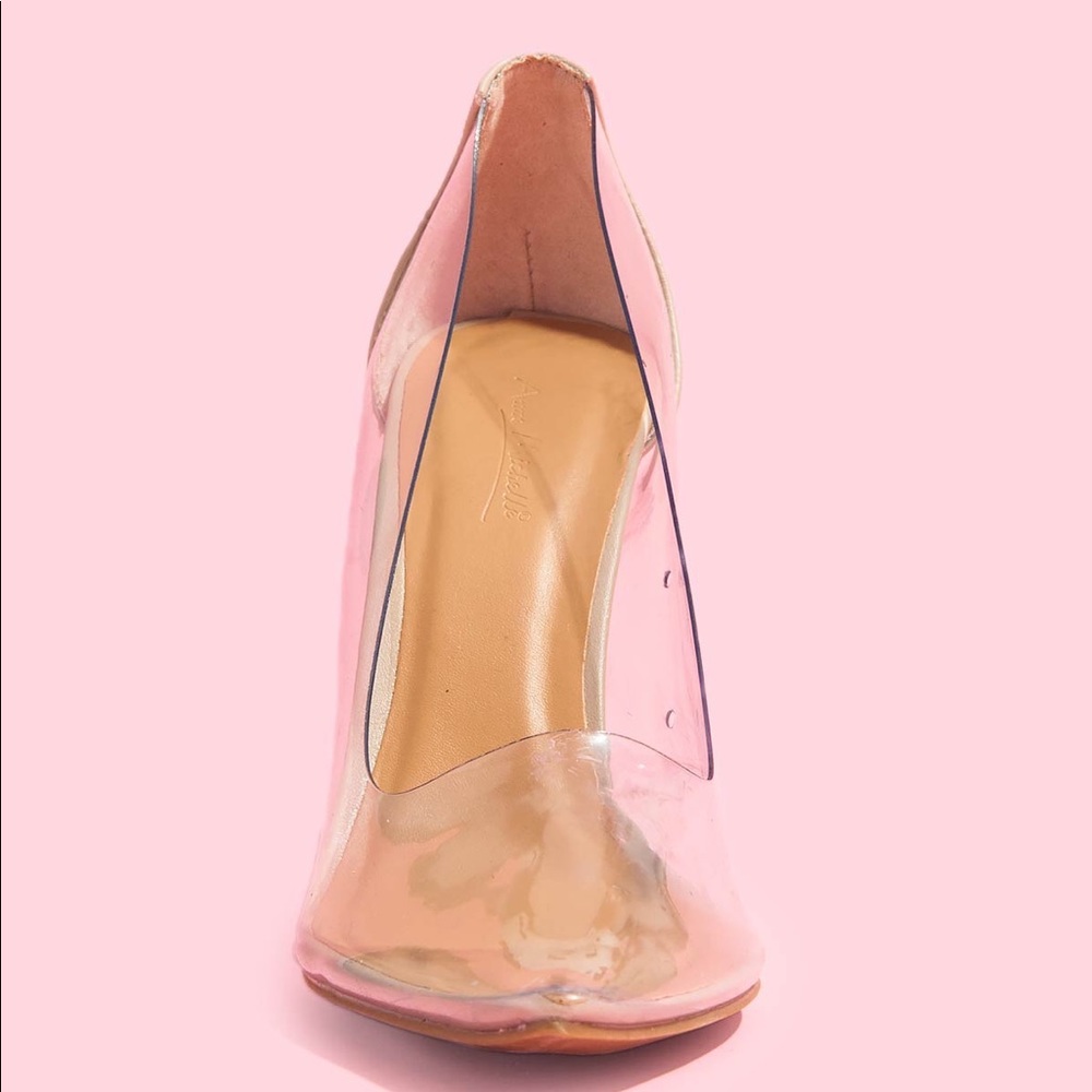 Designer inspired Kim K clear transparent heel - Picture 4 of 5